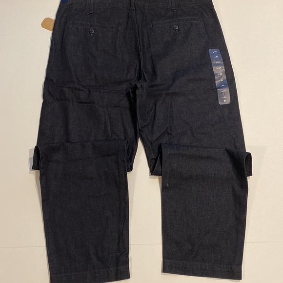 Lucky Brand SZ 33 Flat Front Trouser Style Denim Blue Pants New D37 - Picture 12 of 16